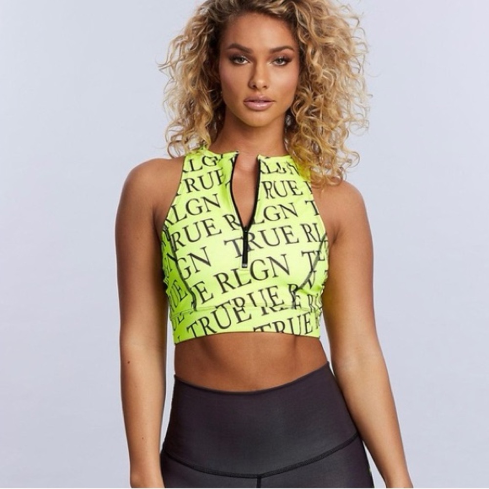True Religion Neon Sports Bra